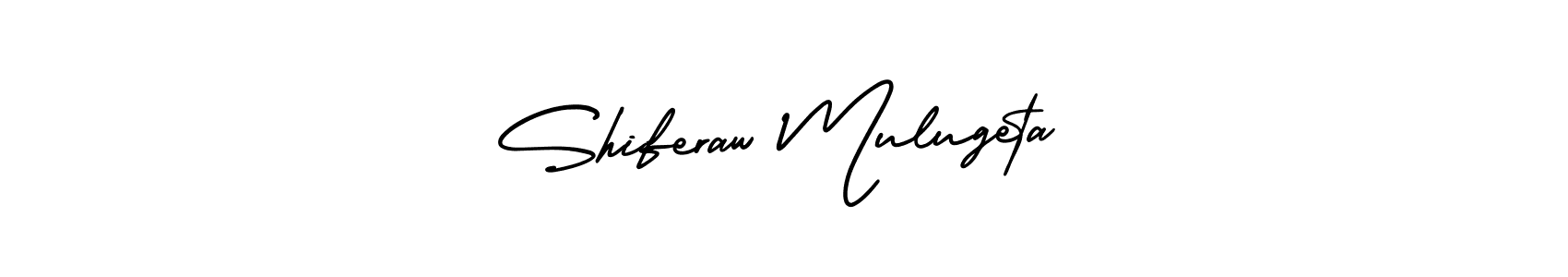 It looks lik you need a new signature style for name Shiferaw Mulugeta. Design unique handwritten (AmerikaSignatureDemo-Regular) signature with our free signature maker in just a few clicks. Shiferaw Mulugeta signature style 3 images and pictures png