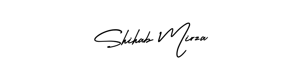 How to make Shihab Mirza signature? AmerikaSignatureDemo-Regular is a professional autograph style. Create handwritten signature for Shihab Mirza name. Shihab Mirza signature style 3 images and pictures png