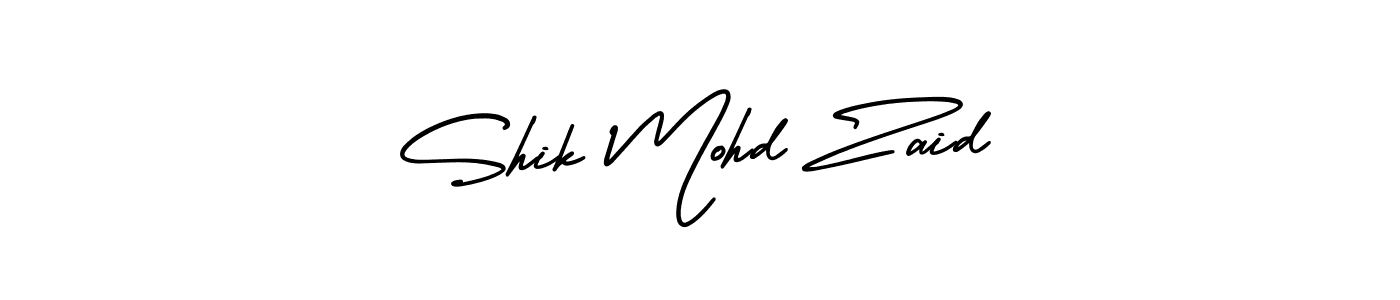 How to Draw Shik Mohd Zaid signature style? AmerikaSignatureDemo-Regular is a latest design signature styles for name Shik Mohd Zaid. Shik Mohd Zaid signature style 3 images and pictures png