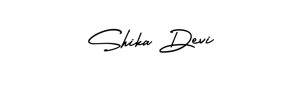 This is the best signature style for the Shika Devi name. Also you like these signature font (AmerikaSignatureDemo-Regular). Mix name signature. Shika Devi signature style 3 images and pictures png