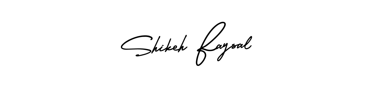 AmerikaSignatureDemo-Regular is a professional signature style that is perfect for those who want to add a touch of class to their signature. It is also a great choice for those who want to make their signature more unique. Get Shikeh Faysal name to fancy signature for free. Shikeh Faysal signature style 3 images and pictures png