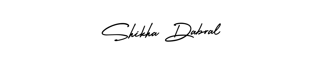 Similarly AmerikaSignatureDemo-Regular is the best handwritten signature design. Signature creator online .You can use it as an online autograph creator for name Shikha Dabral. Shikha Dabral signature style 3 images and pictures png