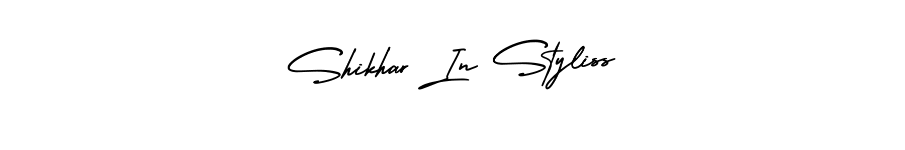 The best way (AmerikaSignatureDemo-Regular) to make a short signature is to pick only two or three words in your name. The name Shikhar In Styliss include a total of six letters. For converting this name. Shikhar In Styliss signature style 3 images and pictures png