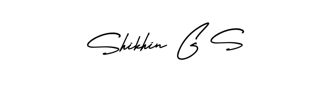 See photos of Shikhin G S official signature by Spectra . Check more albums & portfolios. Read reviews & check more about AmerikaSignatureDemo-Regular font. Shikhin G S signature style 3 images and pictures png