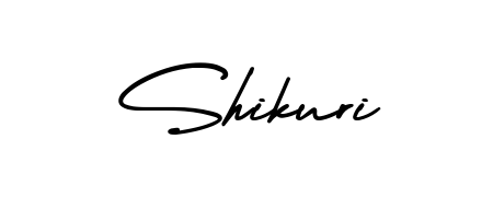 Transform the name Shikuri into a signature masterpiece using AmerikaSignatureDemo-Regular font. Ideal for photographers, artists, and creators looking for watermarks. Shikuri signature style 3 images and pictures png
