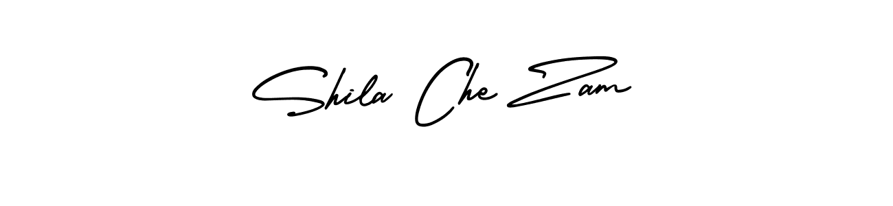 How to Draw Shila Che Zam signature style? AmerikaSignatureDemo-Regular is a latest design signature styles for name Shila Che Zam. Shila Che Zam signature style 3 images and pictures png