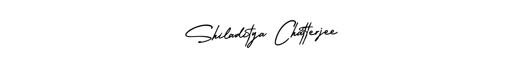 How to make Shiladitya Chatterjee name signature. Use AmerikaSignatureDemo-Regular style for creating short signs online. This is the latest handwritten sign. Shiladitya Chatterjee signature style 3 images and pictures png