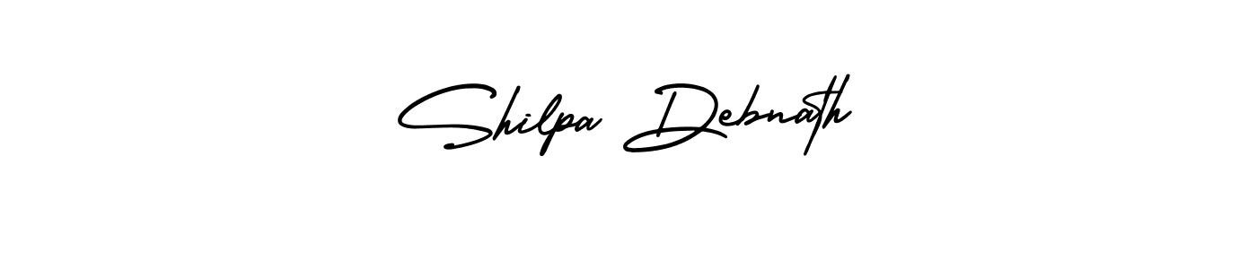 Make a short Shilpa Debnath signature style. Manage your documents anywhere anytime using AmerikaSignatureDemo-Regular. Create and add eSignatures, submit forms, share and send files easily. Shilpa Debnath signature style 3 images and pictures png