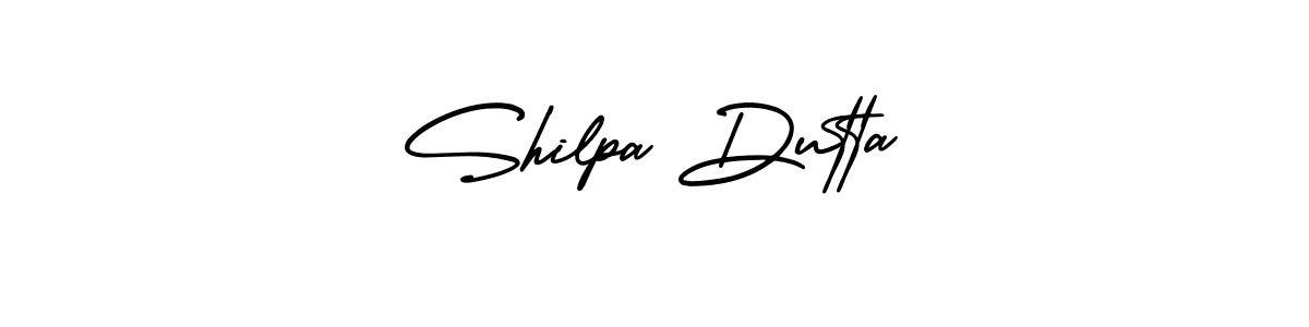 Shilpa Dutta stylish signature style. Best Handwritten Sign (AmerikaSignatureDemo-Regular) for my name. Handwritten Signature Collection Ideas for my name Shilpa Dutta. Shilpa Dutta signature style 3 images and pictures png