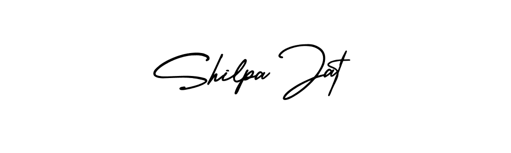 Design your own signature with our free online signature maker. With this signature software, you can create a handwritten (AmerikaSignatureDemo-Regular) signature for name Shilpa Jat. Shilpa Jat signature style 3 images and pictures png