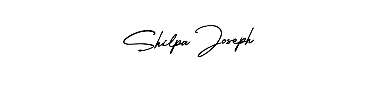 Shilpa Joseph stylish signature style. Best Handwritten Sign (AmerikaSignatureDemo-Regular) for my name. Handwritten Signature Collection Ideas for my name Shilpa Joseph. Shilpa Joseph signature style 3 images and pictures png