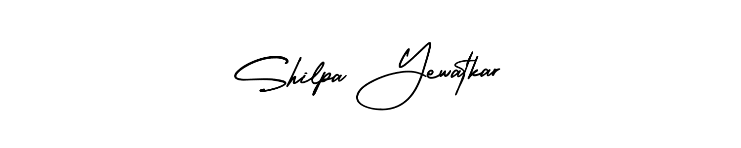 How to make Shilpa Yewatkar signature? AmerikaSignatureDemo-Regular is a professional autograph style. Create handwritten signature for Shilpa Yewatkar name. Shilpa Yewatkar signature style 3 images and pictures png