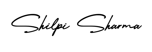 The AmerikaSignatureDemo-Regular font transforms the name Shilpi Sharma into an executive sign with sharp precision and distinguished character. Shilpi Sharma signature style 3 images and pictures png