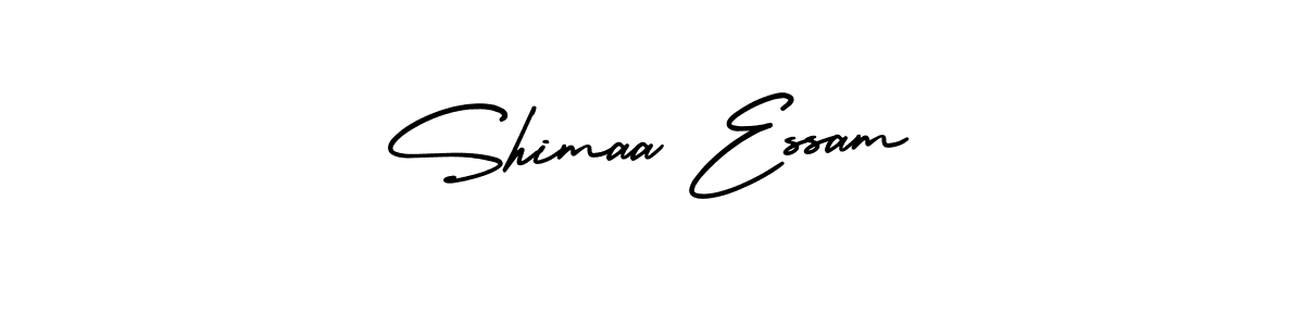 It looks lik you need a new signature style for name Shimaa Essam. Design unique handwritten (AmerikaSignatureDemo-Regular) signature with our free signature maker in just a few clicks. Shimaa Essam signature style 3 images and pictures png