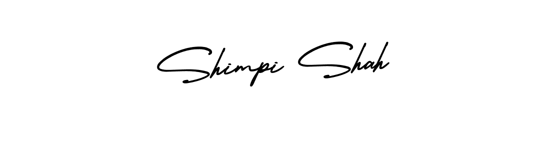 Use a signature maker to create a handwritten signature online. With this signature software, you can design (AmerikaSignatureDemo-Regular) your own signature for name Shimpi Shah. Shimpi Shah signature style 3 images and pictures png