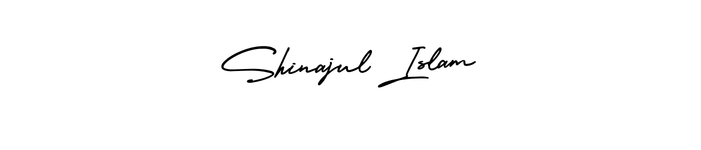 Design your own signature with our free online signature maker. With this signature software, you can create a handwritten (AmerikaSignatureDemo-Regular) signature for name Shinajul Islam. Shinajul Islam signature style 3 images and pictures png