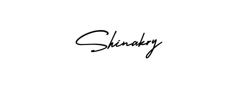 You should practise on your own different ways (AmerikaSignatureDemo-Regular) to write your name (Shinakry) in signature. don't let someone else do it for you. Shinakry signature style 3 images and pictures png