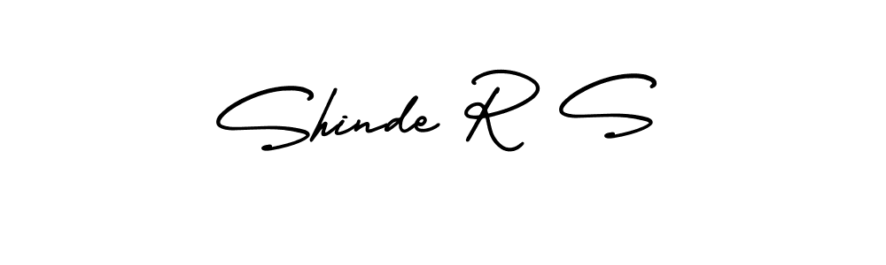 Make a beautiful signature design for name Shinde R S. With this signature (AmerikaSignatureDemo-Regular) style, you can create a handwritten signature for free. Shinde R S signature style 3 images and pictures png