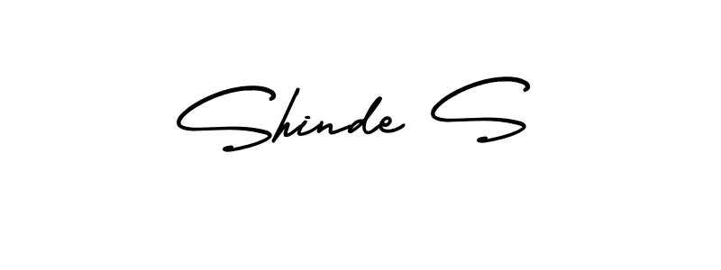 How to Draw Shinde S signature style? AmerikaSignatureDemo-Regular is a latest design signature styles for name Shinde S. Shinde S signature style 3 images and pictures png