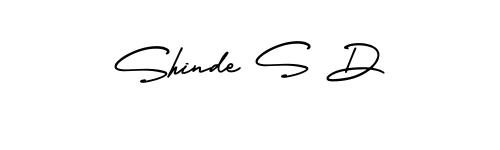 Also we have Shinde S D name is the best signature style. Create professional handwritten signature collection using AmerikaSignatureDemo-Regular autograph style. Shinde S D signature style 3 images and pictures png