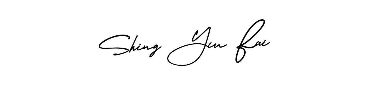 Use a signature maker to create a handwritten signature online. With this signature software, you can design (AmerikaSignatureDemo-Regular) your own signature for name Shing Yiu Fai. Shing Yiu Fai signature style 3 images and pictures png