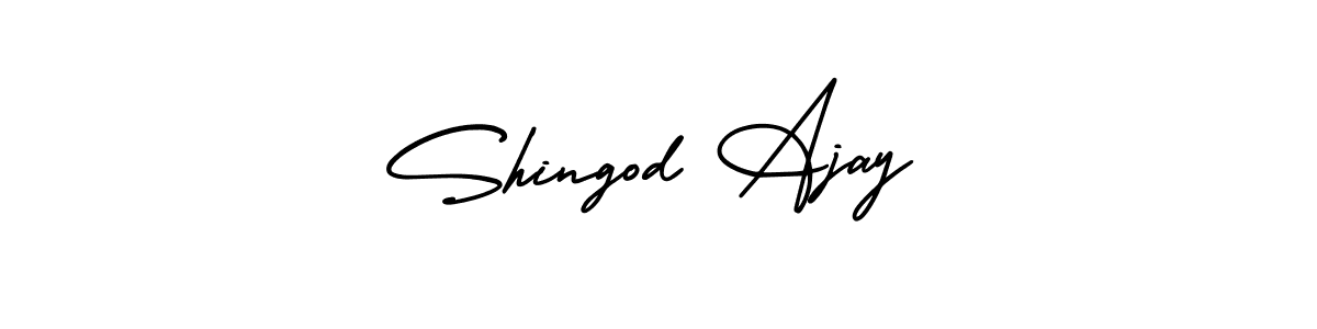 Also we have Shingod Ajay name is the best signature style. Create professional handwritten signature collection using AmerikaSignatureDemo-Regular autograph style. Shingod Ajay signature style 3 images and pictures png