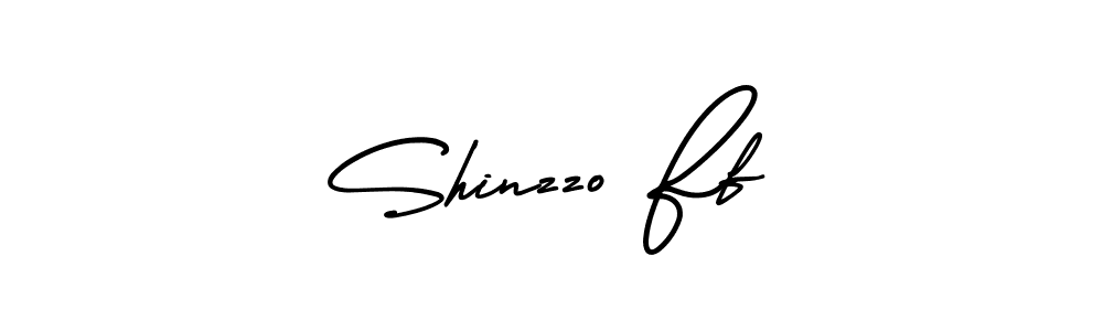 You should practise on your own different ways (AmerikaSignatureDemo-Regular) to write your name (Shinzzo Ff) in signature. don't let someone else do it for you. Shinzzo Ff signature style 3 images and pictures png