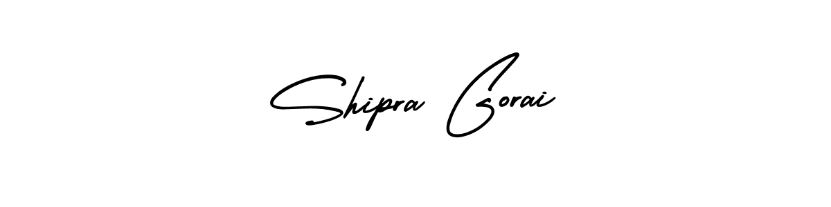 if you are searching for the best signature style for your name Shipra Gorai. so please give up your signature search. here we have designed multiple signature styles  using AmerikaSignatureDemo-Regular. Shipra Gorai signature style 3 images and pictures png