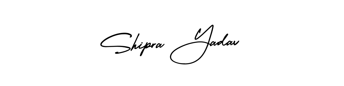Similarly AmerikaSignatureDemo-Regular is the best handwritten signature design. Signature creator online .You can use it as an online autograph creator for name Shipra Yadav. Shipra Yadav signature style 3 images and pictures png