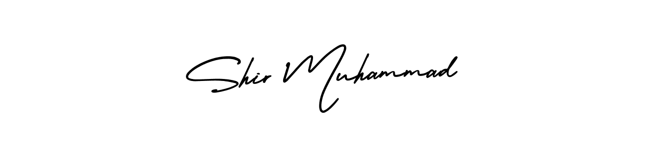 Shir Muhammad stylish signature style. Best Handwritten Sign (AmerikaSignatureDemo-Regular) for my name. Handwritten Signature Collection Ideas for my name Shir Muhammad. Shir Muhammad signature style 3 images and pictures png