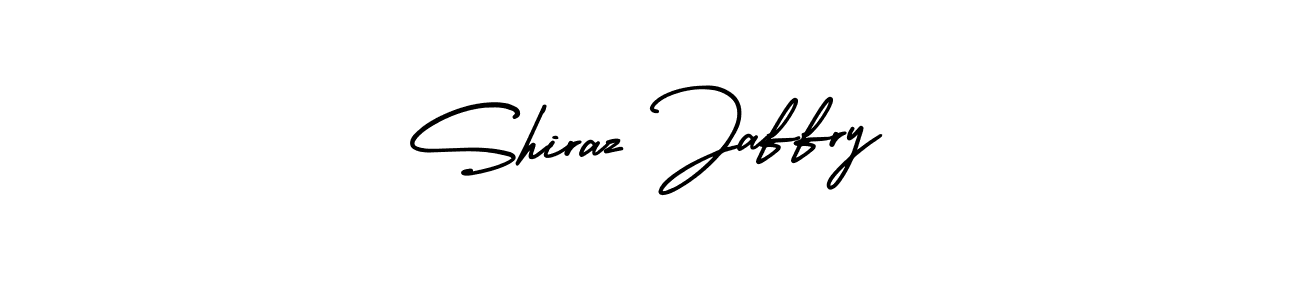 How to make Shiraz Jaffry name signature. Use AmerikaSignatureDemo-Regular style for creating short signs online. This is the latest handwritten sign. Shiraz Jaffry signature style 3 images and pictures png