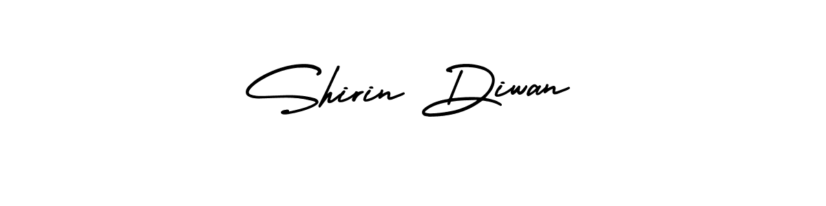 Make a beautiful signature design for name Shirin Diwan. With this signature (AmerikaSignatureDemo-Regular) style, you can create a handwritten signature for free. Shirin Diwan signature style 3 images and pictures png