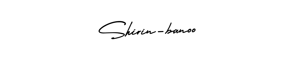 How to make Shirin-banoo signature? AmerikaSignatureDemo-Regular is a professional autograph style. Create handwritten signature for Shirin-banoo name. Shirin-banoo signature style 3 images and pictures png