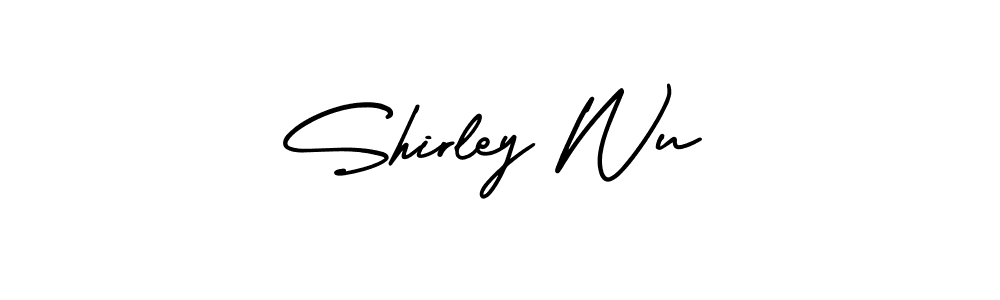 if you are searching for the best signature style for your name Shirley Wu. so please give up your signature search. here we have designed multiple signature styles  using AmerikaSignatureDemo-Regular. Shirley Wu signature style 3 images and pictures png