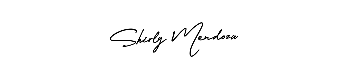 Also we have Shirly Mendoza name is the best signature style. Create professional handwritten signature collection using AmerikaSignatureDemo-Regular autograph style. Shirly Mendoza signature style 3 images and pictures png
