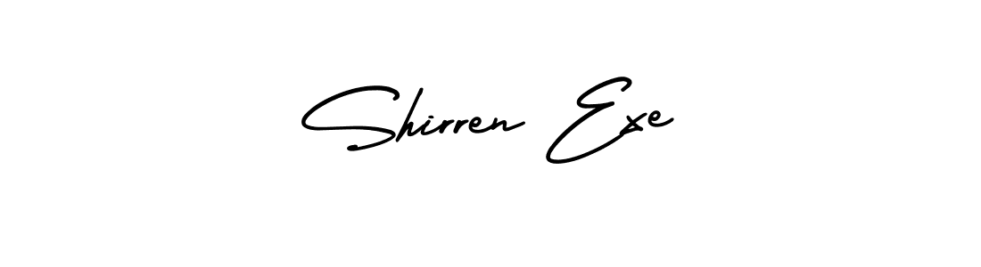 Here are the top 10 professional signature styles for the name Shirren Exe. These are the best autograph styles you can use for your name. Shirren Exe signature style 3 images and pictures png