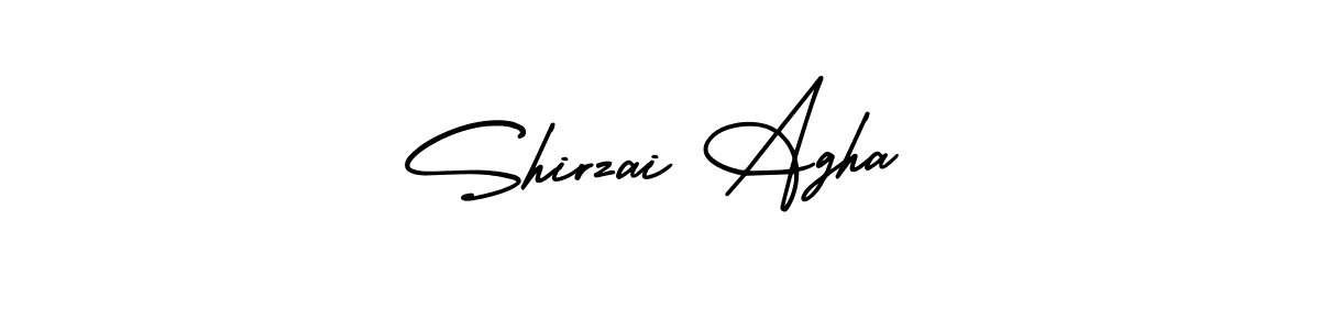 Make a beautiful signature design for name Shirzai Agha. Use this online signature maker to create a handwritten signature for free. Shirzai Agha signature style 3 images and pictures png