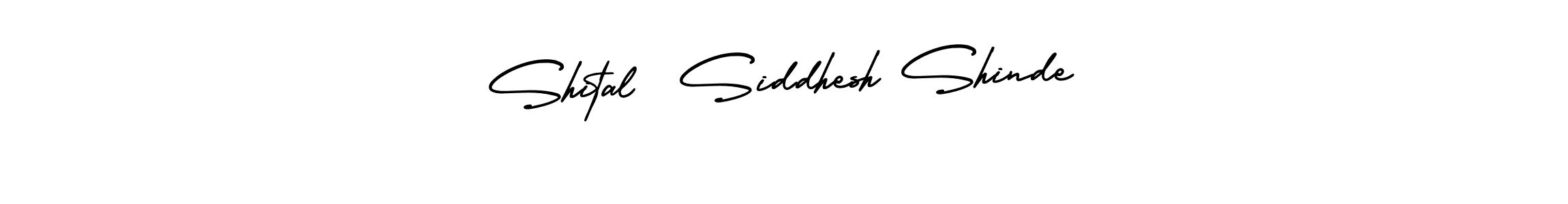Use a signature maker to create a handwritten signature online. With this signature software, you can design (AmerikaSignatureDemo-Regular) your own signature for name Shital  Siddhesh Shinde. Shital  Siddhesh Shinde signature style 3 images and pictures png