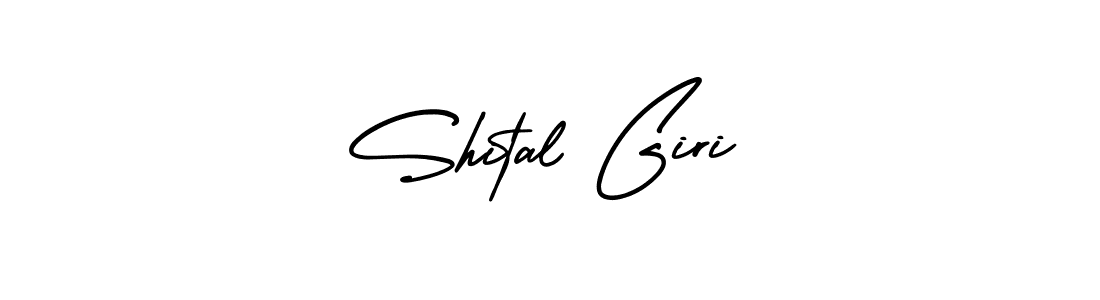 Design your own signature with our free online signature maker. With this signature software, you can create a handwritten (AmerikaSignatureDemo-Regular) signature for name Shital Giri. Shital Giri signature style 3 images and pictures png