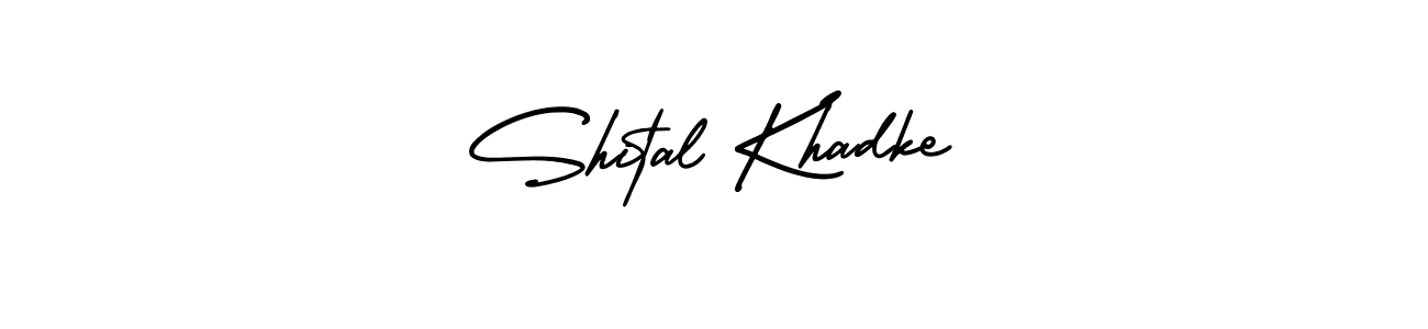 Make a beautiful signature design for name Shital Khadke. With this signature (AmerikaSignatureDemo-Regular) style, you can create a handwritten signature for free. Shital Khadke signature style 3 images and pictures png
