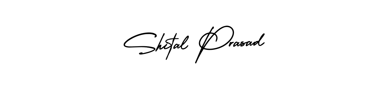 Shital Prasad stylish signature style. Best Handwritten Sign (AmerikaSignatureDemo-Regular) for my name. Handwritten Signature Collection Ideas for my name Shital Prasad. Shital Prasad signature style 3 images and pictures png