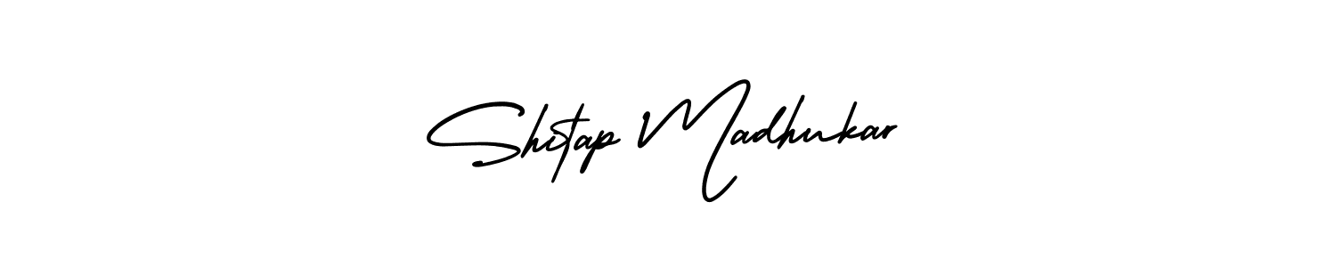 Best and Professional Signature Style for Shitap Madhukar. AmerikaSignatureDemo-Regular Best Signature Style Collection. Shitap Madhukar signature style 3 images and pictures png
