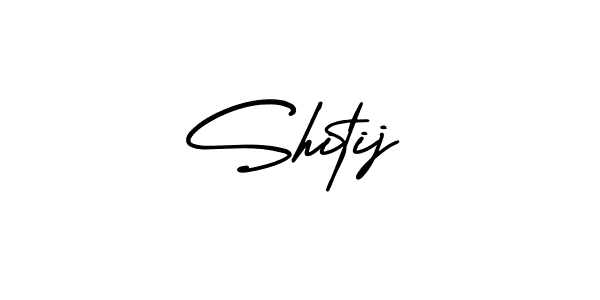 How to make Shitij signature? AmerikaSignatureDemo-Regular is a professional autograph style. Create handwritten signature for Shitij name. Shitij signature style 3 images and pictures png