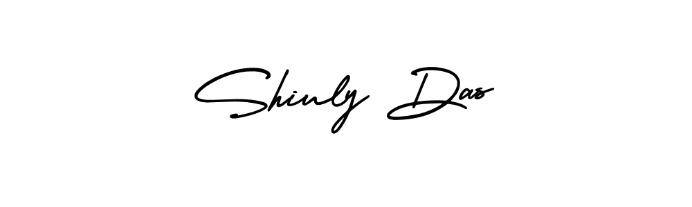 AmerikaSignatureDemo-Regular is a professional signature style that is perfect for those who want to add a touch of class to their signature. It is also a great choice for those who want to make their signature more unique. Get Shiuly Das name to fancy signature for free. Shiuly Das signature style 3 images and pictures png