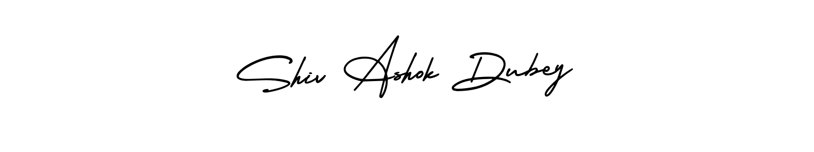 This is the best signature style for the Shiv Ashok Dubey name. Also you like these signature font (AmerikaSignatureDemo-Regular). Mix name signature. Shiv Ashok Dubey signature style 3 images and pictures png