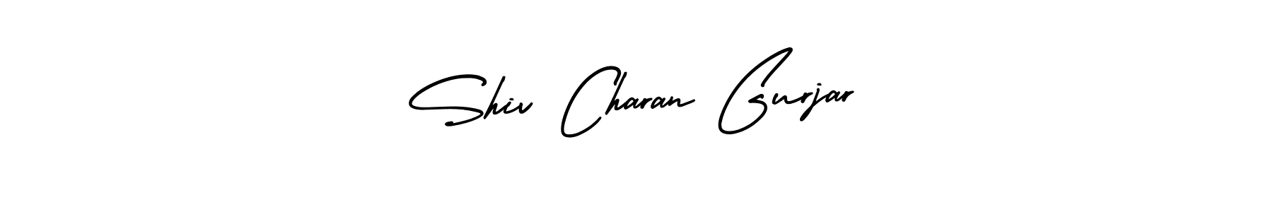 How to make Shiv Charan Gurjar signature? AmerikaSignatureDemo-Regular is a professional autograph style. Create handwritten signature for Shiv Charan Gurjar name. Shiv Charan Gurjar signature style 3 images and pictures png