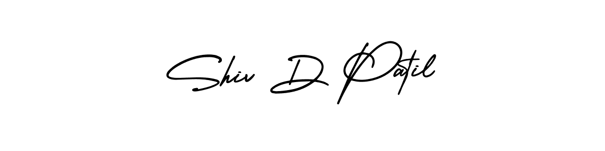 Shiv D Patil stylish signature style. Best Handwritten Sign (AmerikaSignatureDemo-Regular) for my name. Handwritten Signature Collection Ideas for my name Shiv D Patil. Shiv D Patil signature style 3 images and pictures png