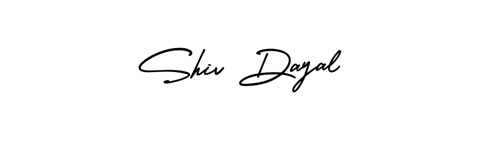 How to make Shiv Dayal name signature. Use AmerikaSignatureDemo-Regular style for creating short signs online. This is the latest handwritten sign. Shiv Dayal signature style 3 images and pictures png