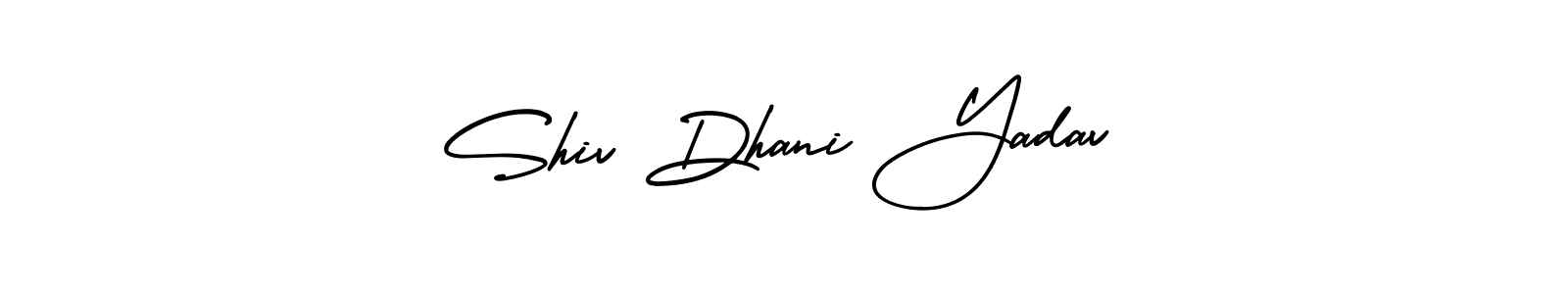 You can use this online signature creator to create a handwritten signature for the name Shiv Dhani Yadav. This is the best online autograph maker. Shiv Dhani Yadav signature style 3 images and pictures png