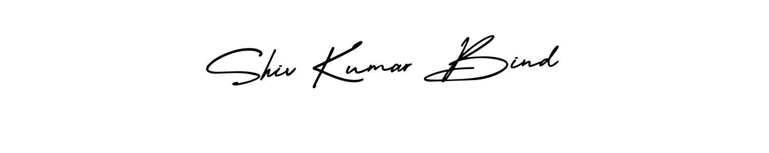 How to make Shiv Kumar Bind signature? AmerikaSignatureDemo-Regular is a professional autograph style. Create handwritten signature for Shiv Kumar Bind name. Shiv Kumar Bind signature style 3 images and pictures png